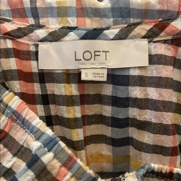 Ann Taylor Loft Flutter Sleeve MIDI Dress Sz Small - Picture 5 of 5